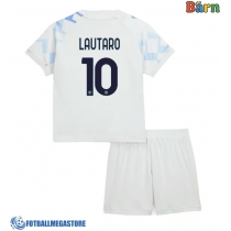Fotballdrakt Barn Inter Milan Lautaro Martinez #10 Bortedraktsett 2025-26 Kortermet (+ Korte bukser)